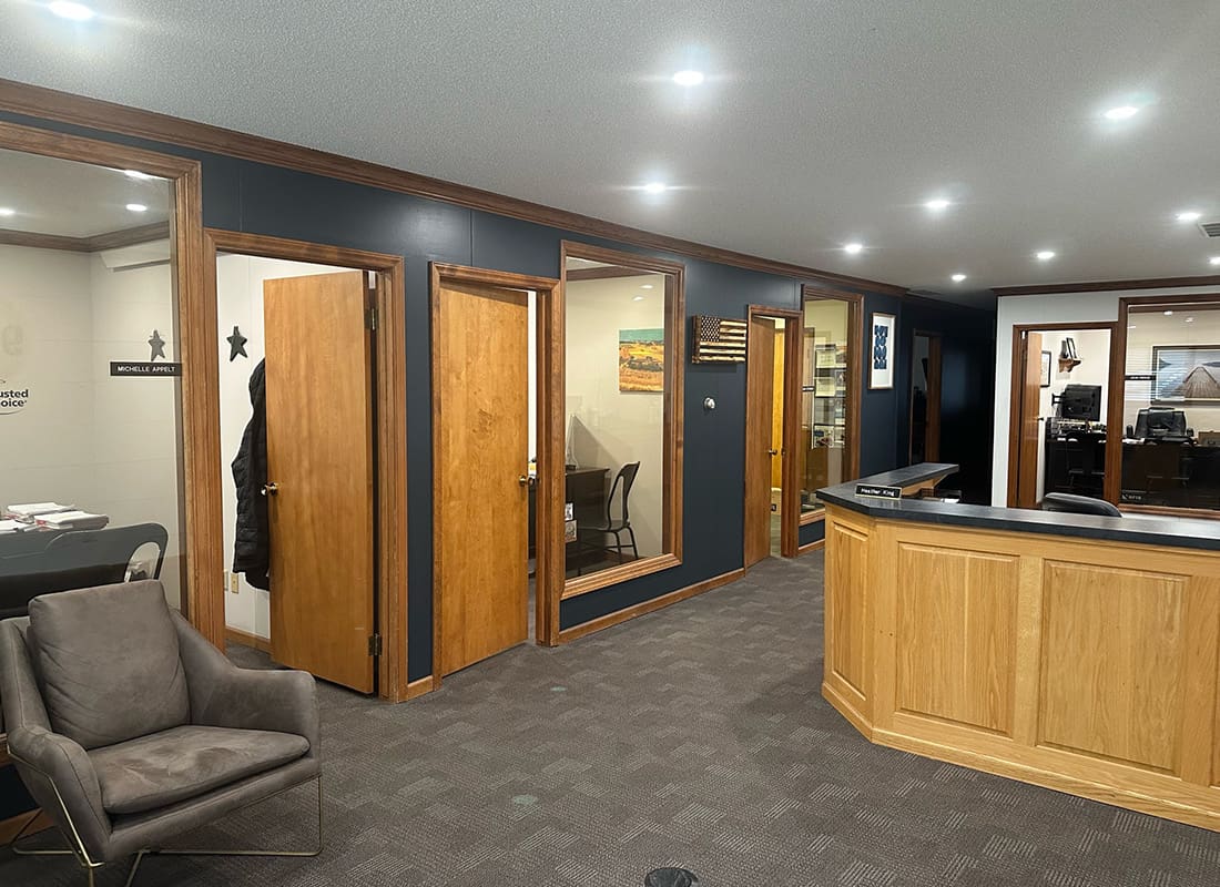 We Are Independent - Interior of the Mundhenke Insurance Agency Office